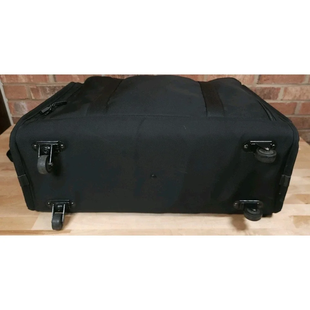 Tumi Alpha 4 Wheeled Rolling Collapsible 17X23 Luggage Bag Black Ballistic Nylon